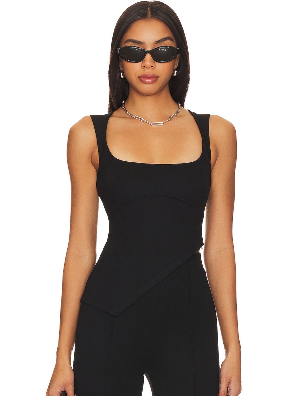 Lovers + Friends Penn Top in Black
